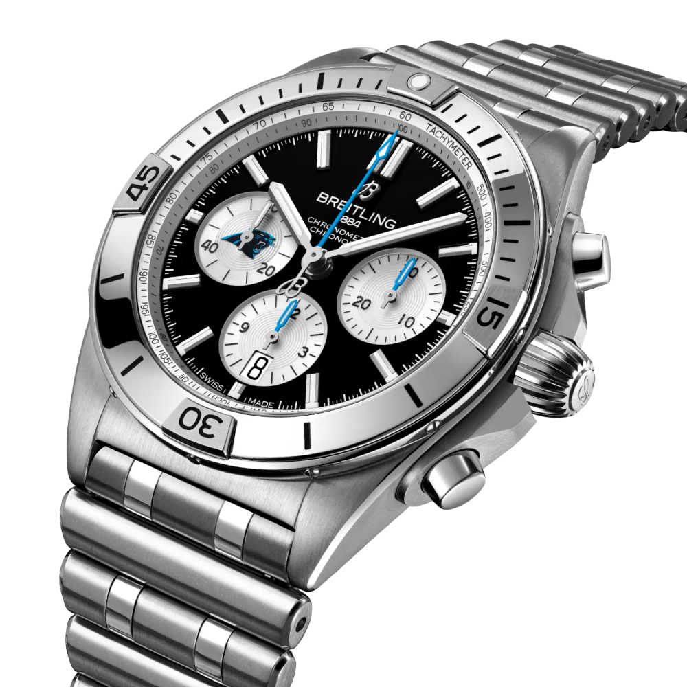 Chronomat B01 42 NFL Carolina Panthers Edition