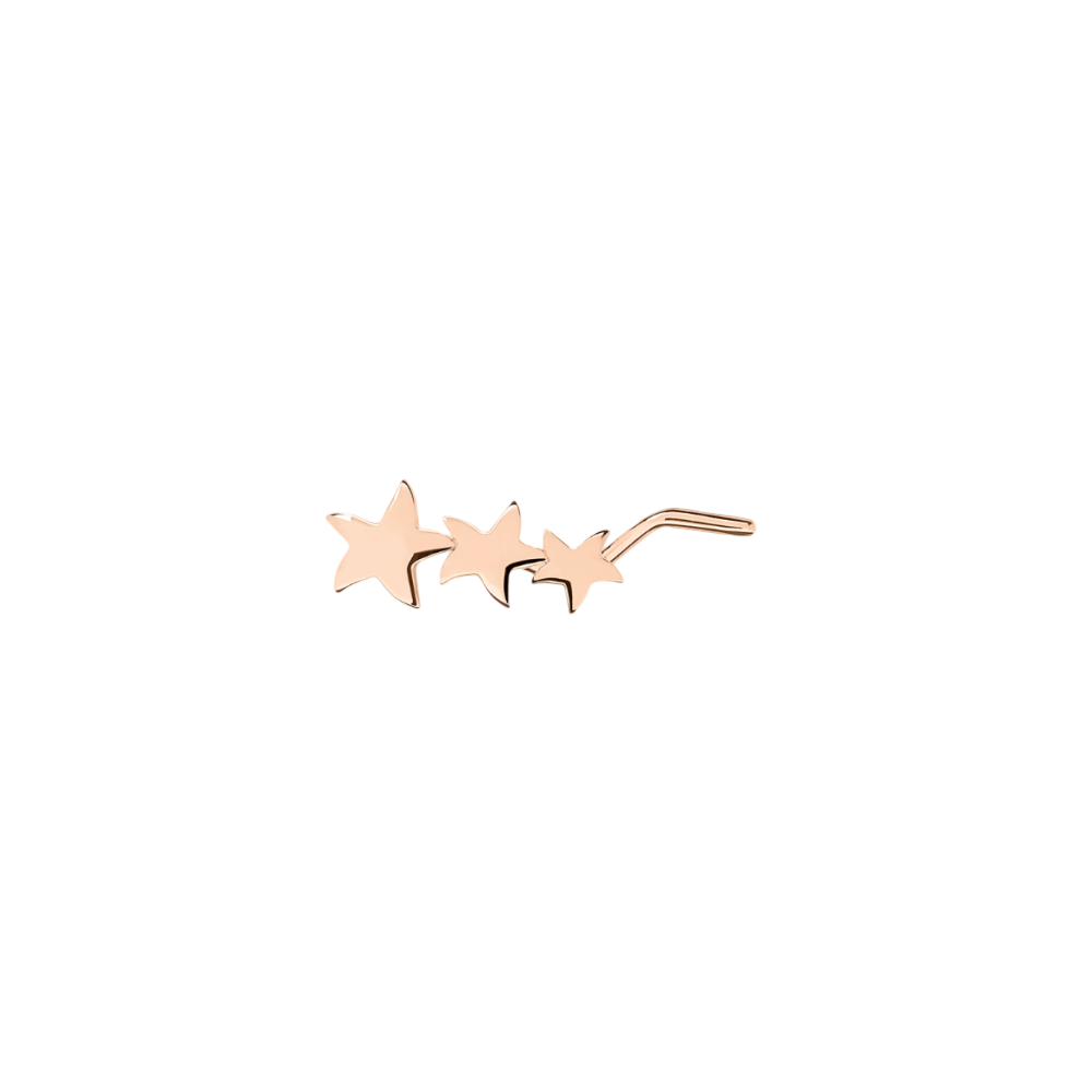 Contour D'oreille Stellina Or Rose