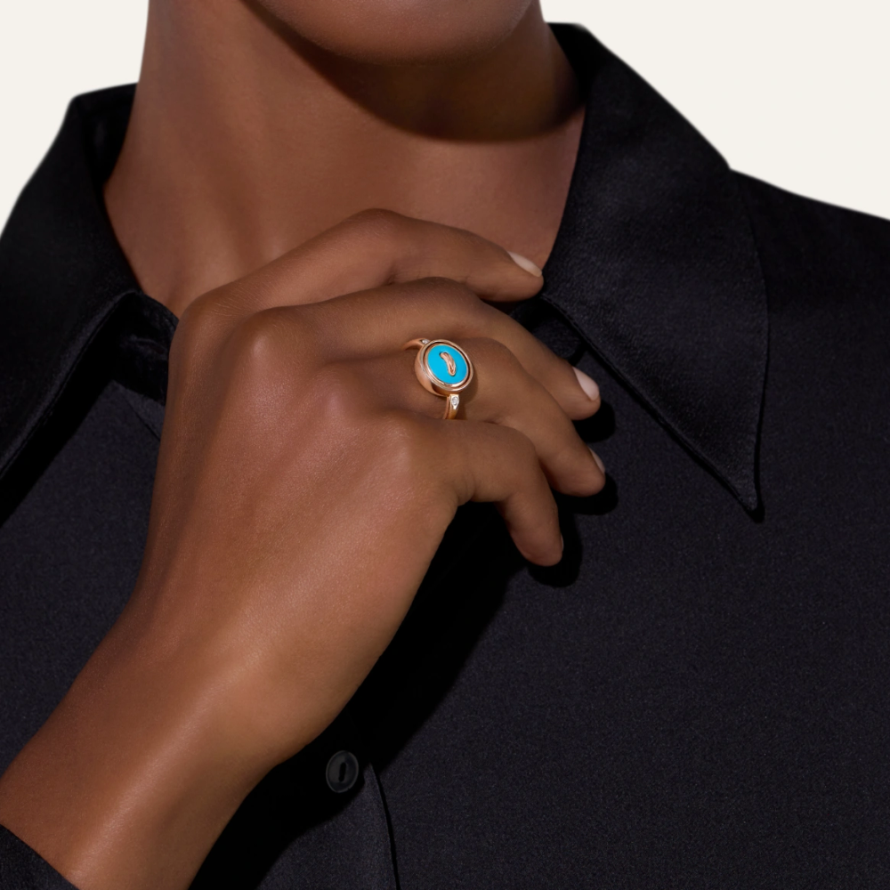 Pom Pom Dot Reversible Ring