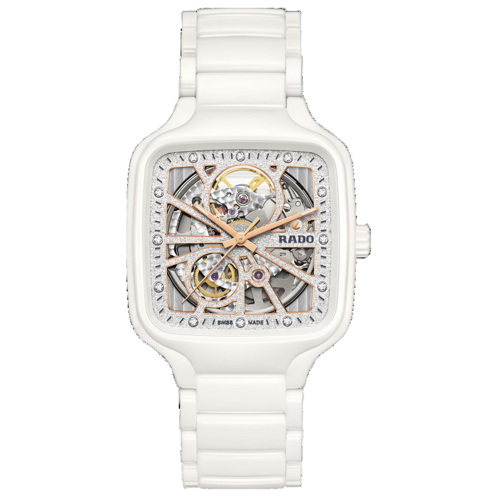 True Square Automatic Open Heart Sparkling