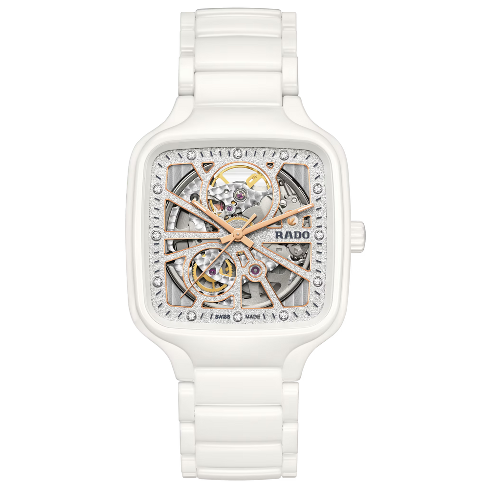 True Square Automatic Open Heart Sparkling