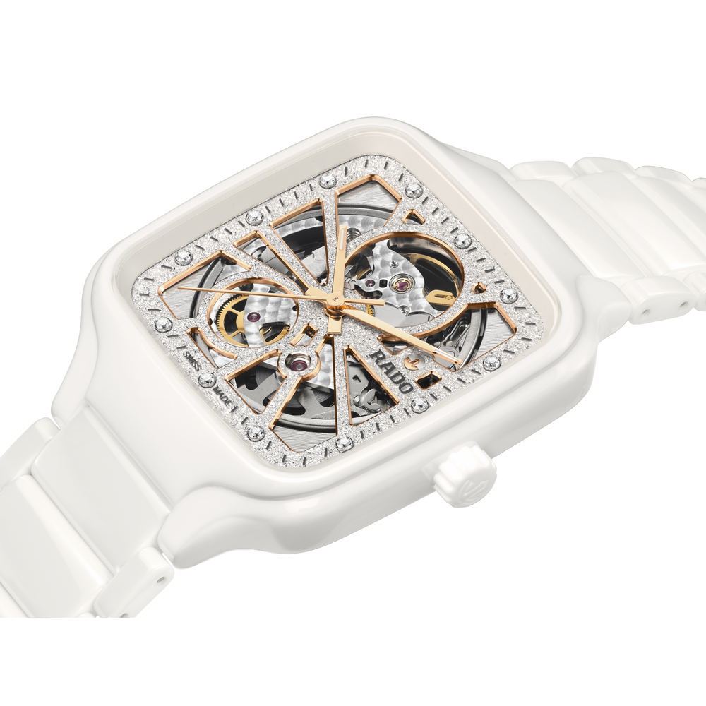 True Square Automatic Open Heart Sparkling