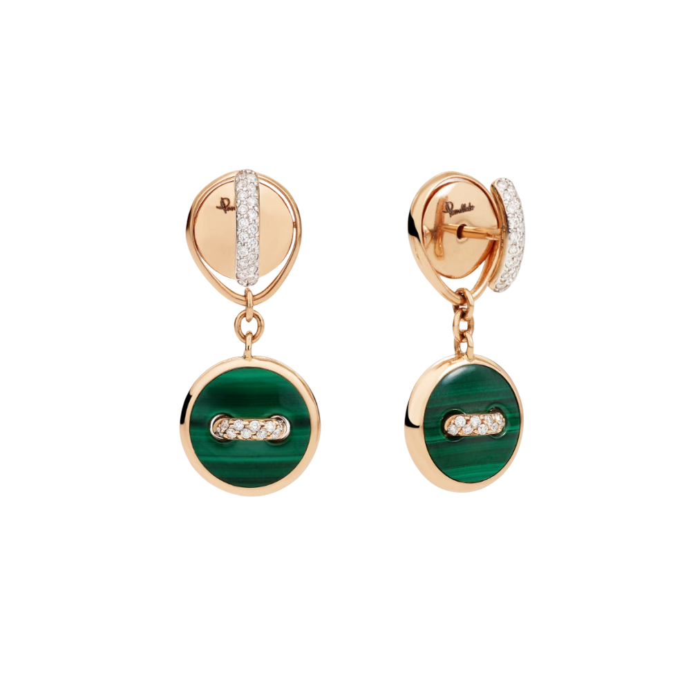 Pom Pom Dot Reversible Earrings