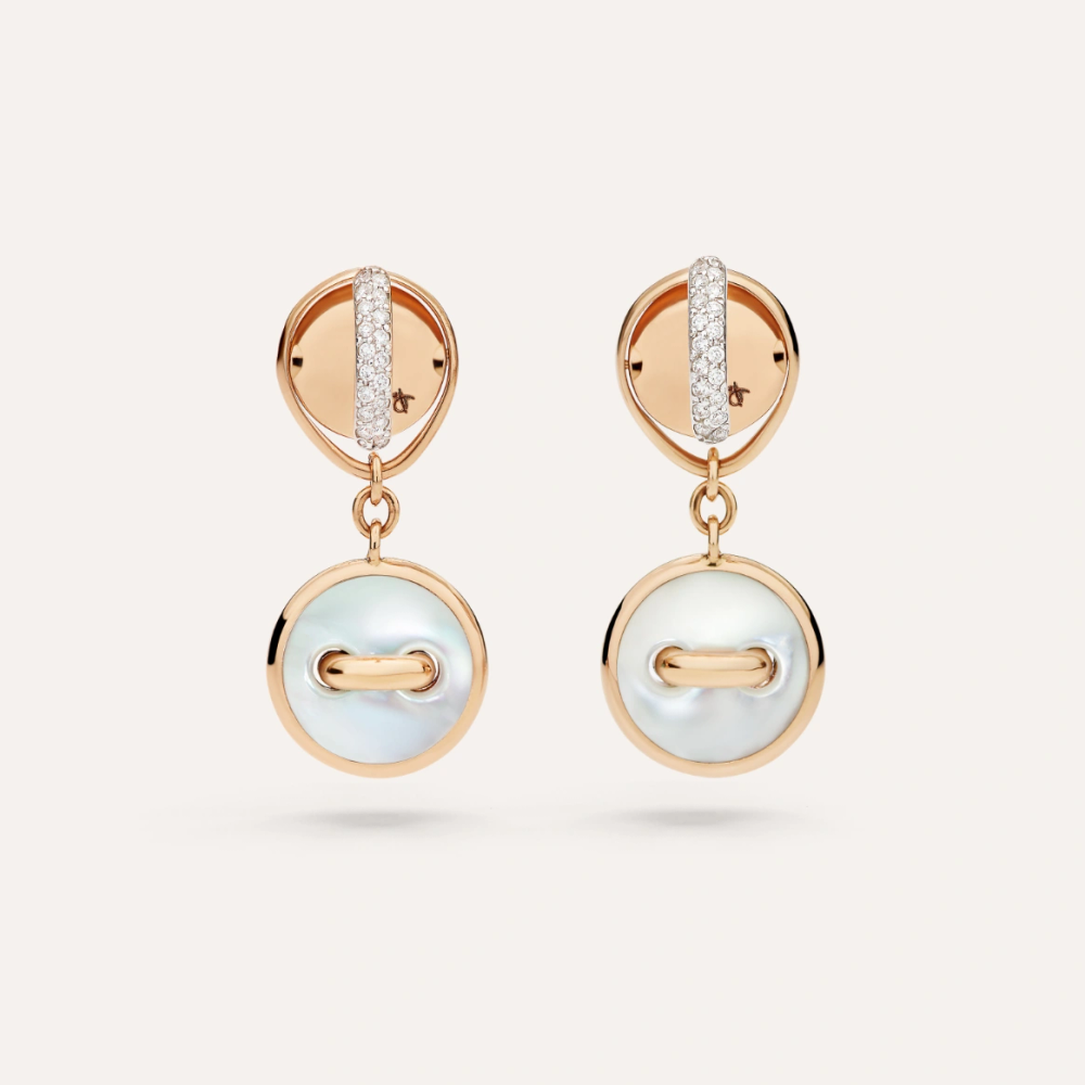 Pom Pom Dot Reversible Earrings