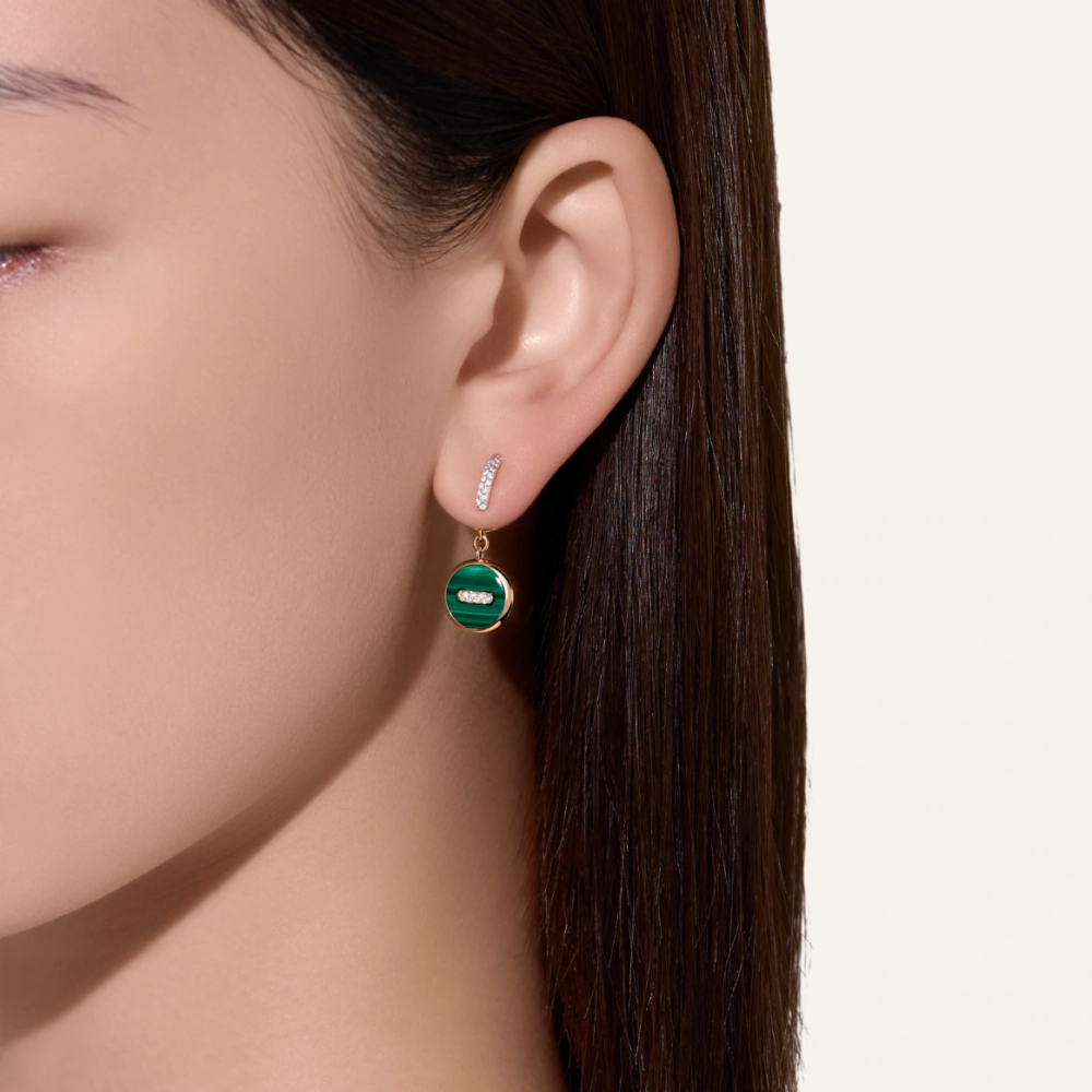 Pom Pom Dot Reversible Earrings