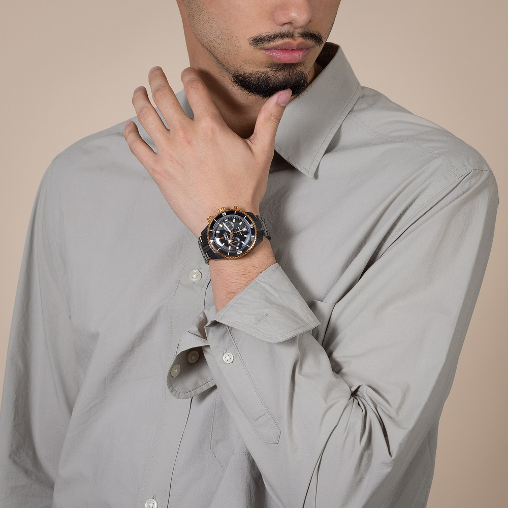 Captain Cook High-Tech Ceramic Automatic Chronograph