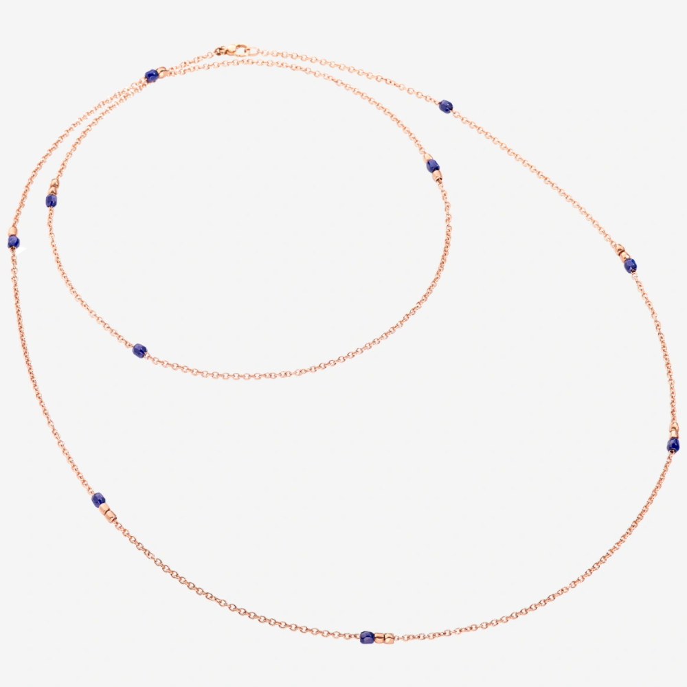 Collier Mini Granelli Or Rose &amp; Céramique
