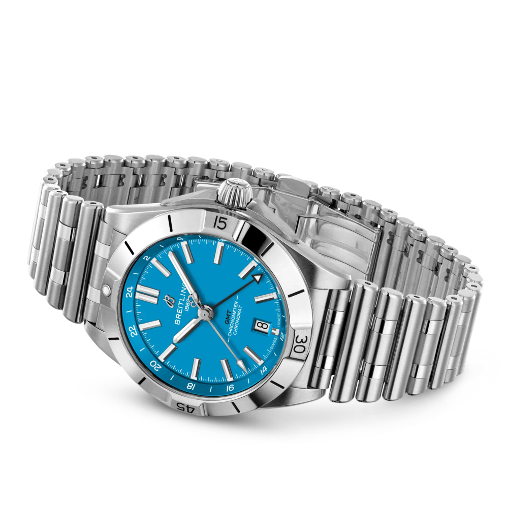 Chronomat Automatic GMT 40 NFL Carolina Panthers Edition