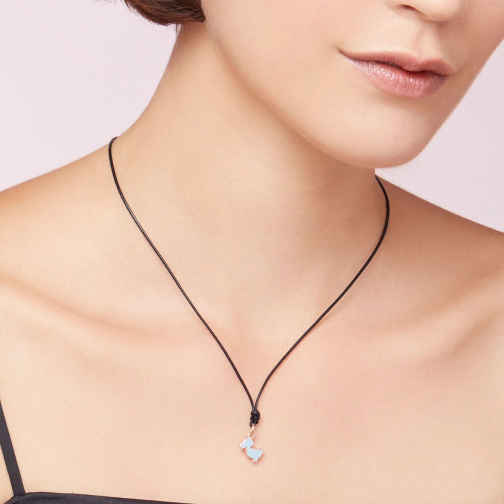 Rose Gold &amp; Enamel Dodo Junior Charm