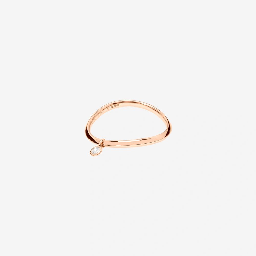 Bague Essentials Or Rose &amp; Diamant Blanc