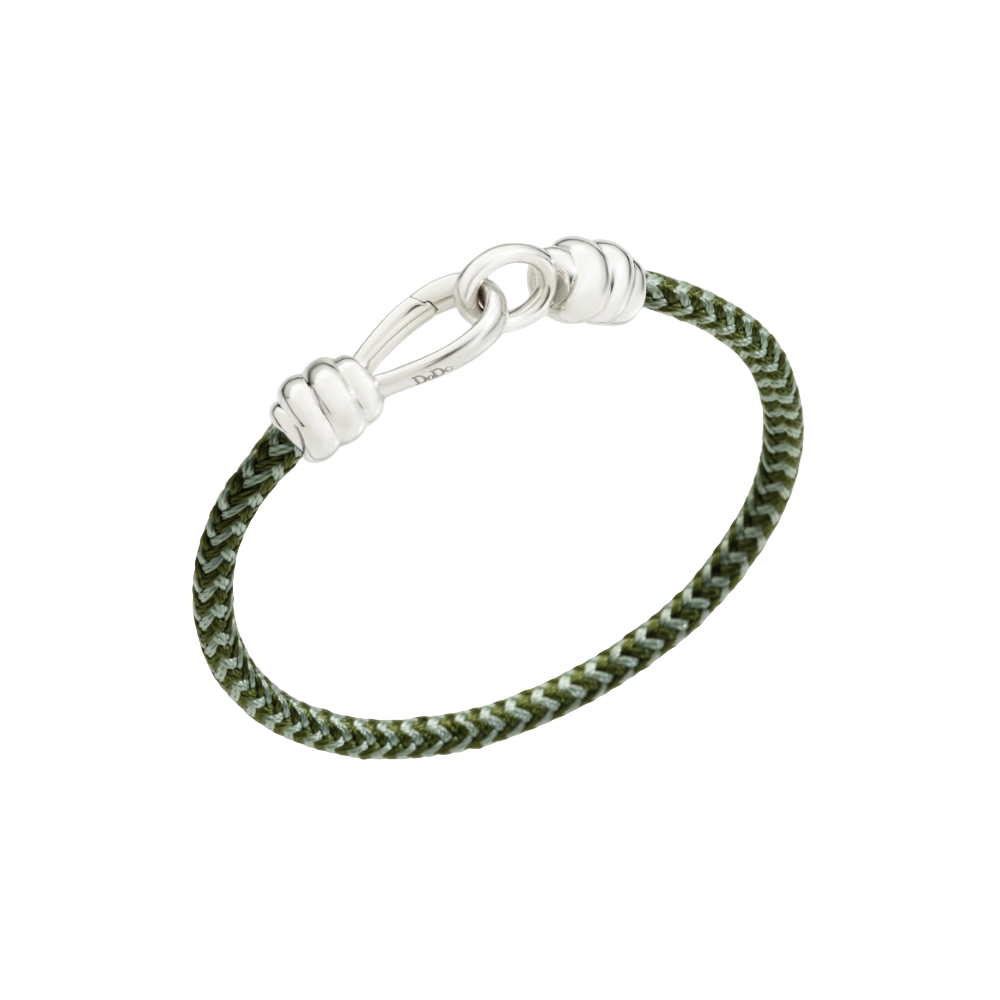 Bracelet Nodo Argent &amp; Cordon