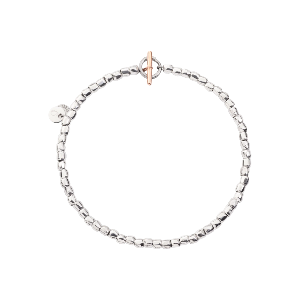 Silver Mini Granelli Bracelet