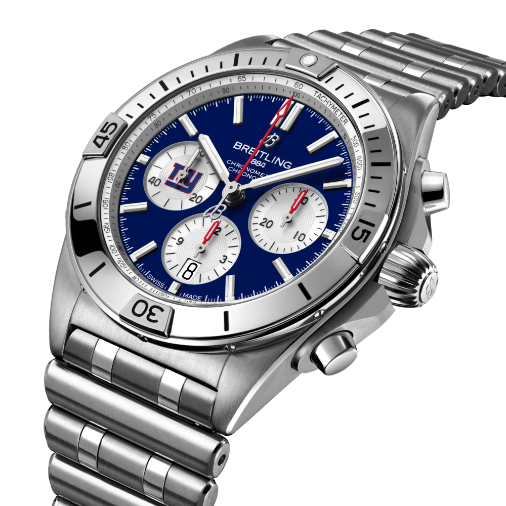 Chronomat B01 42 NFL New York Giants Edition