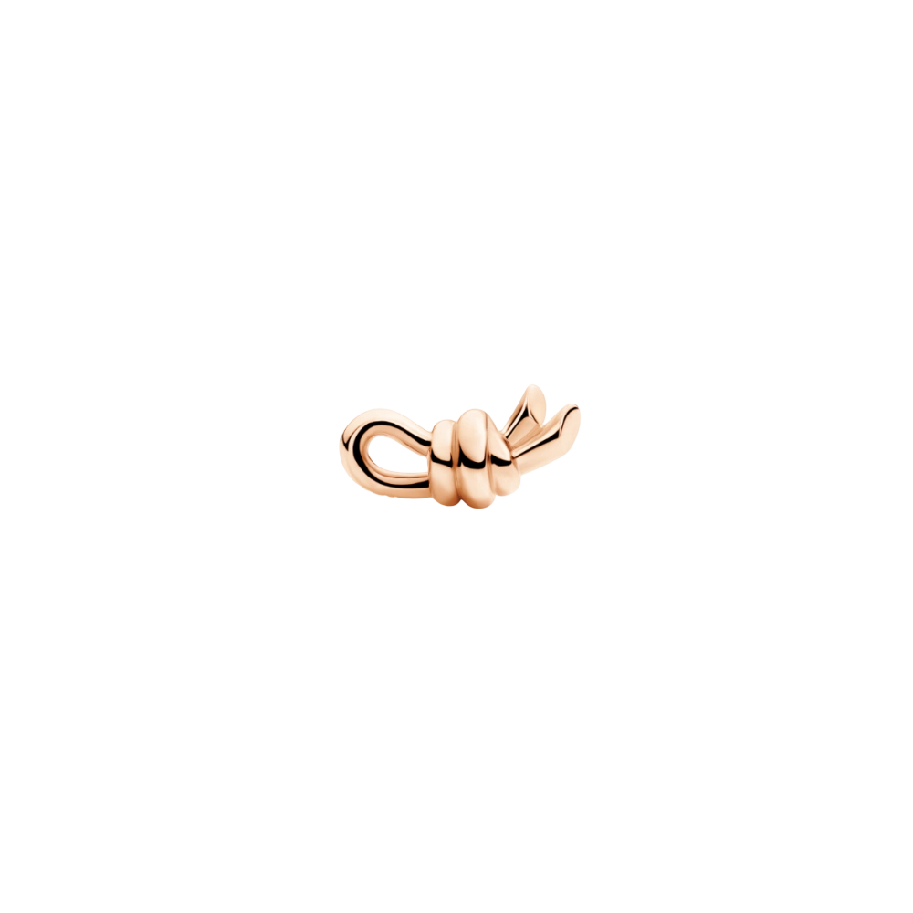 Boucle D'oreille Stud Nodo Or Rose