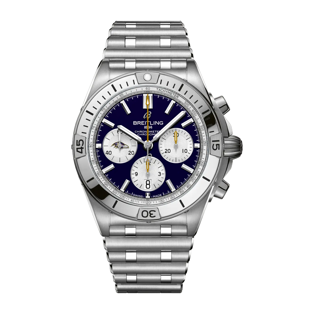 Chronomat B01 42 NFL Baltimore Ravens Edition