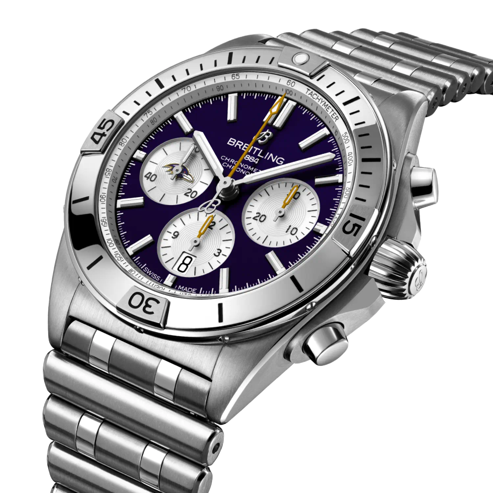 Chronomat B01 42 NFL Baltimore Ravens Edition