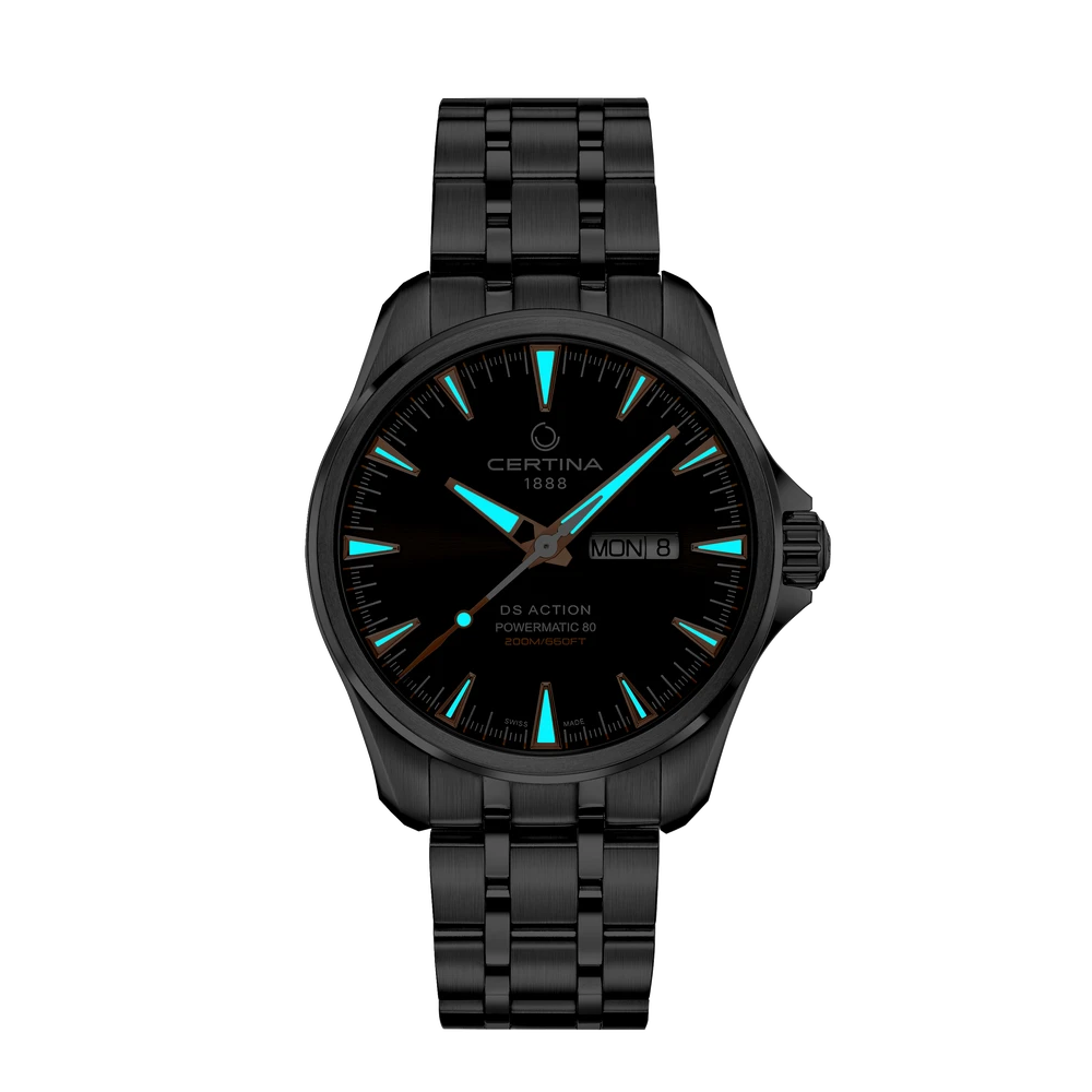 DS Action Day Date Powermatic 80