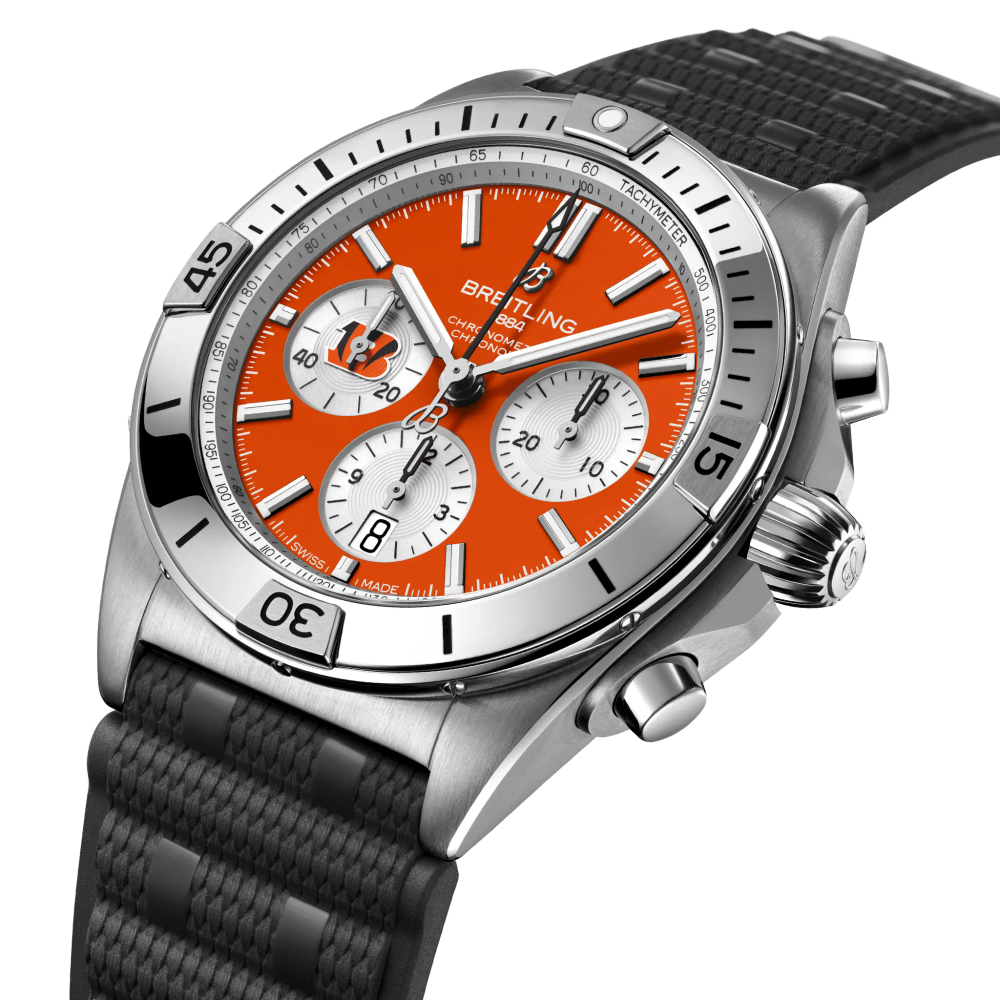 Chronomat B01 42 NFL Cincinnati Bengals Edition