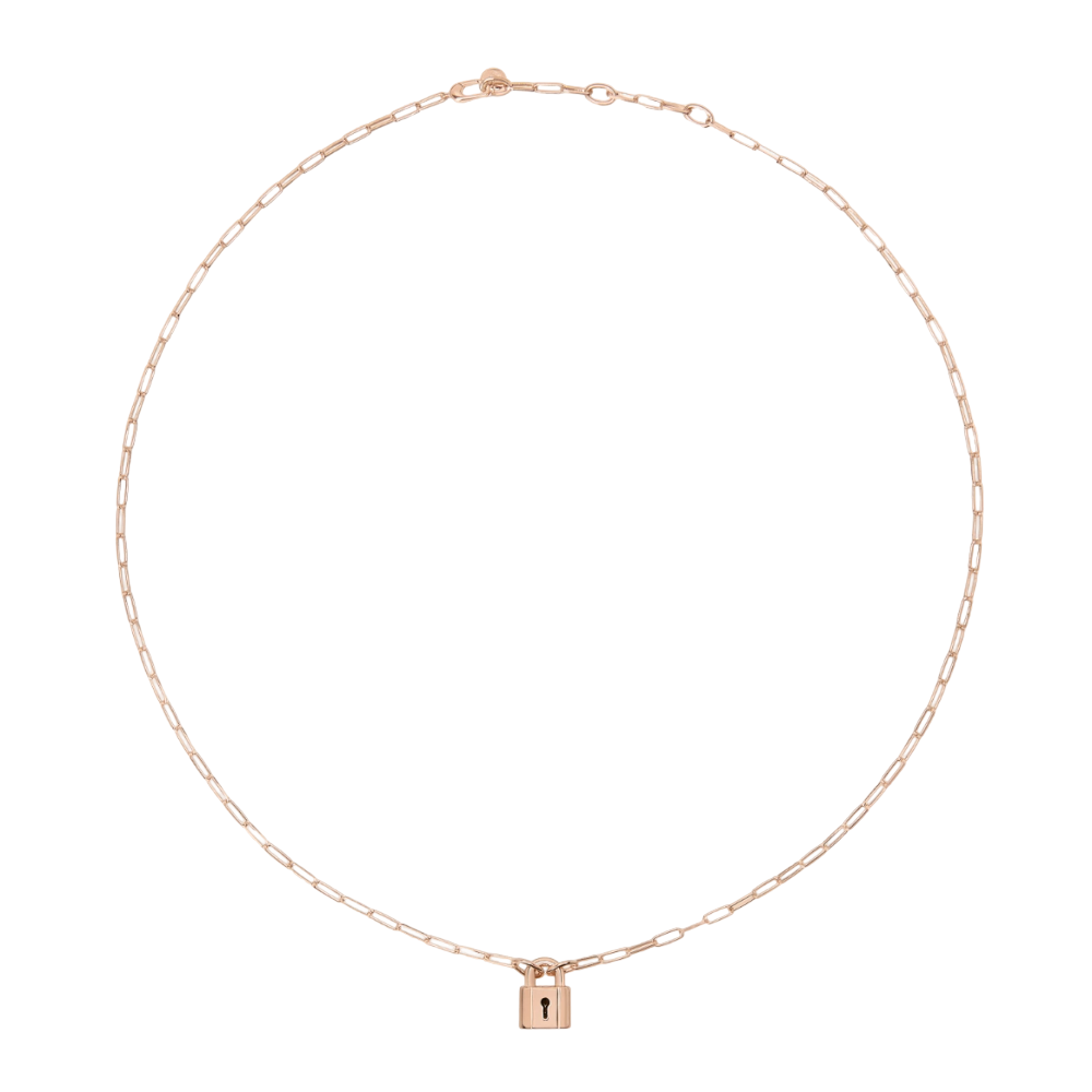 Collier Cadenas Argent Doré