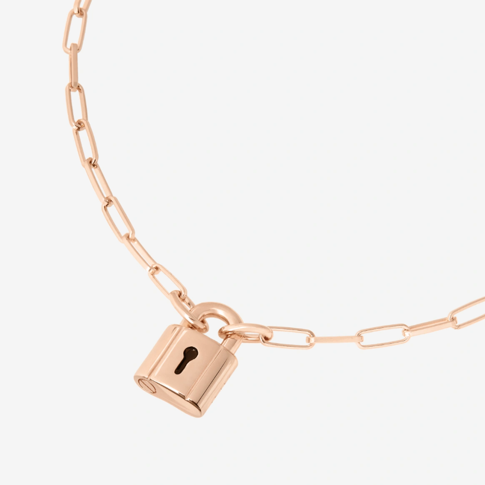 Collier Cadenas Argent Doré