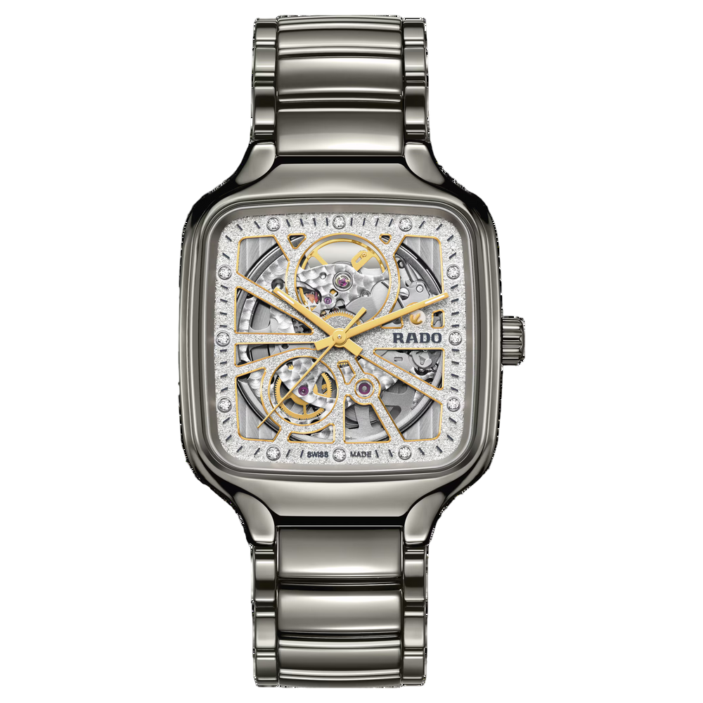 True Square Automatic Open Heart Sparkling
