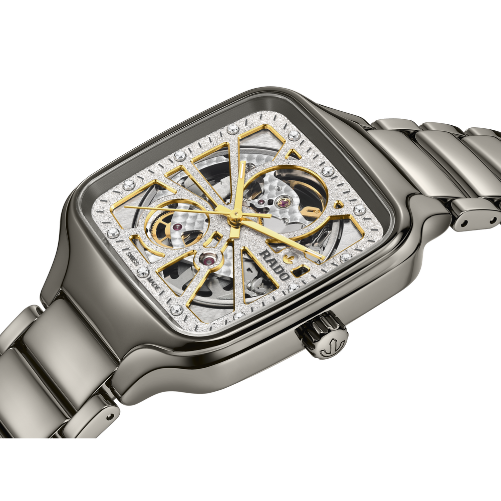 True Square Automatic Open Heart Sparkling