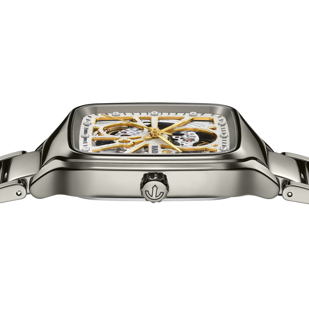 True Square Automatic Open Heart Sparkling