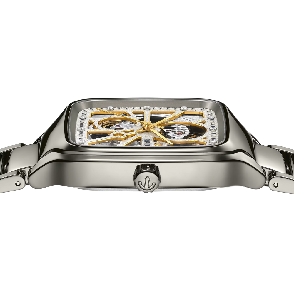 True Square Automatic Open Heart Sparkling