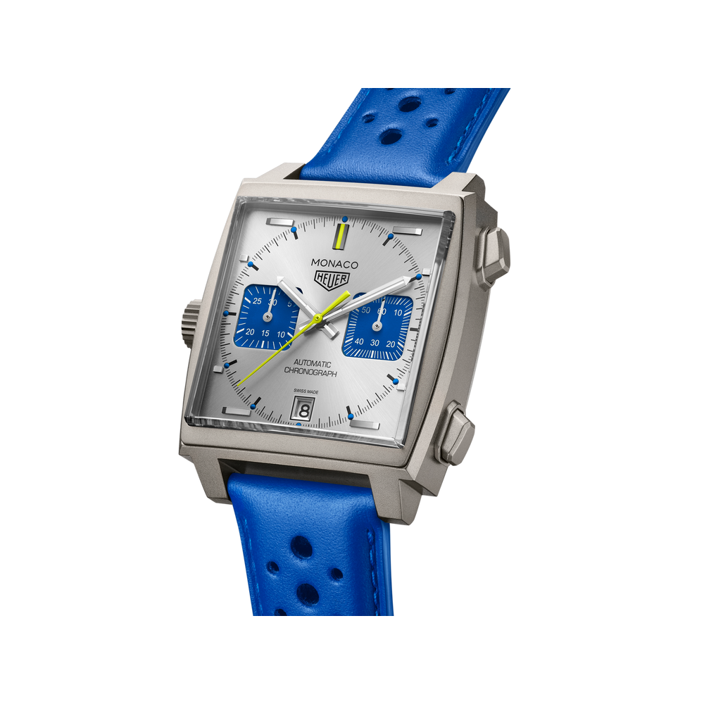 Monaco Chronograph French Racing Blue