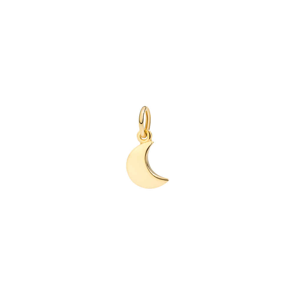 Yellow Gold Moon Charm