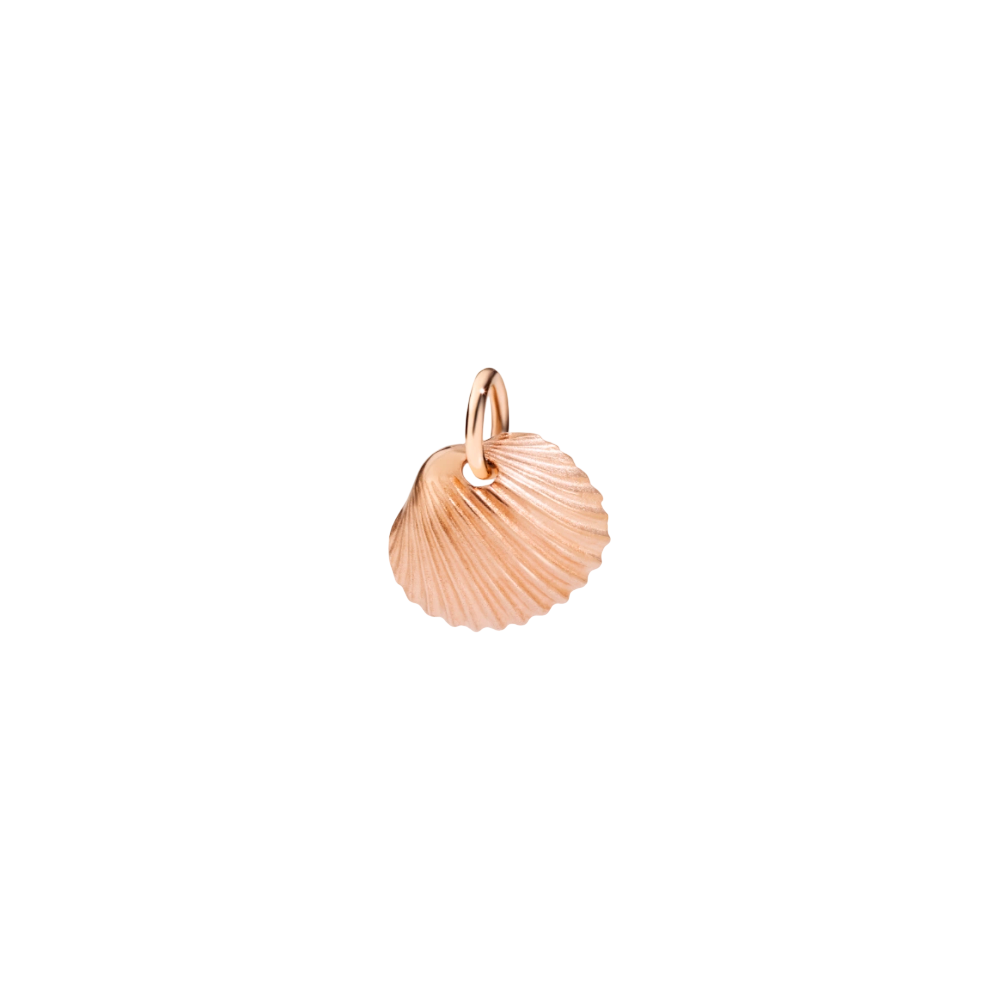 Rose Gold Seashell Charm