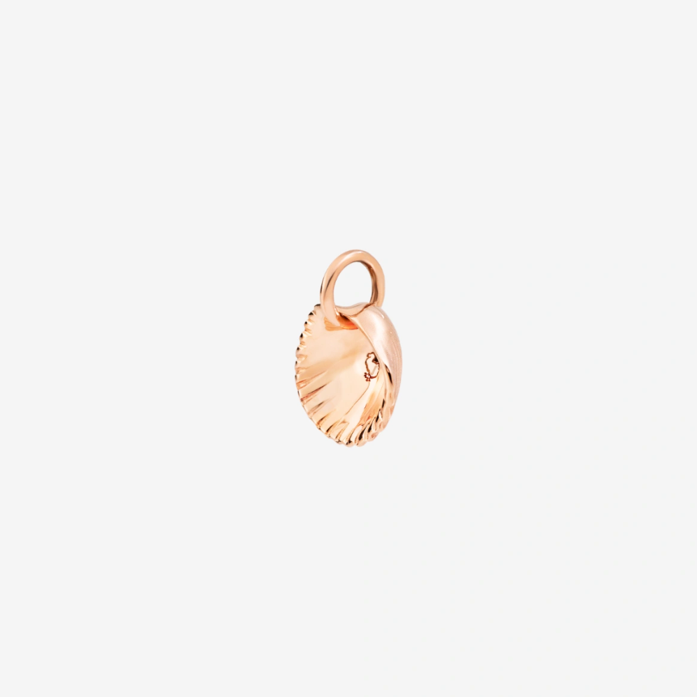 Rose Gold Seashell Charm