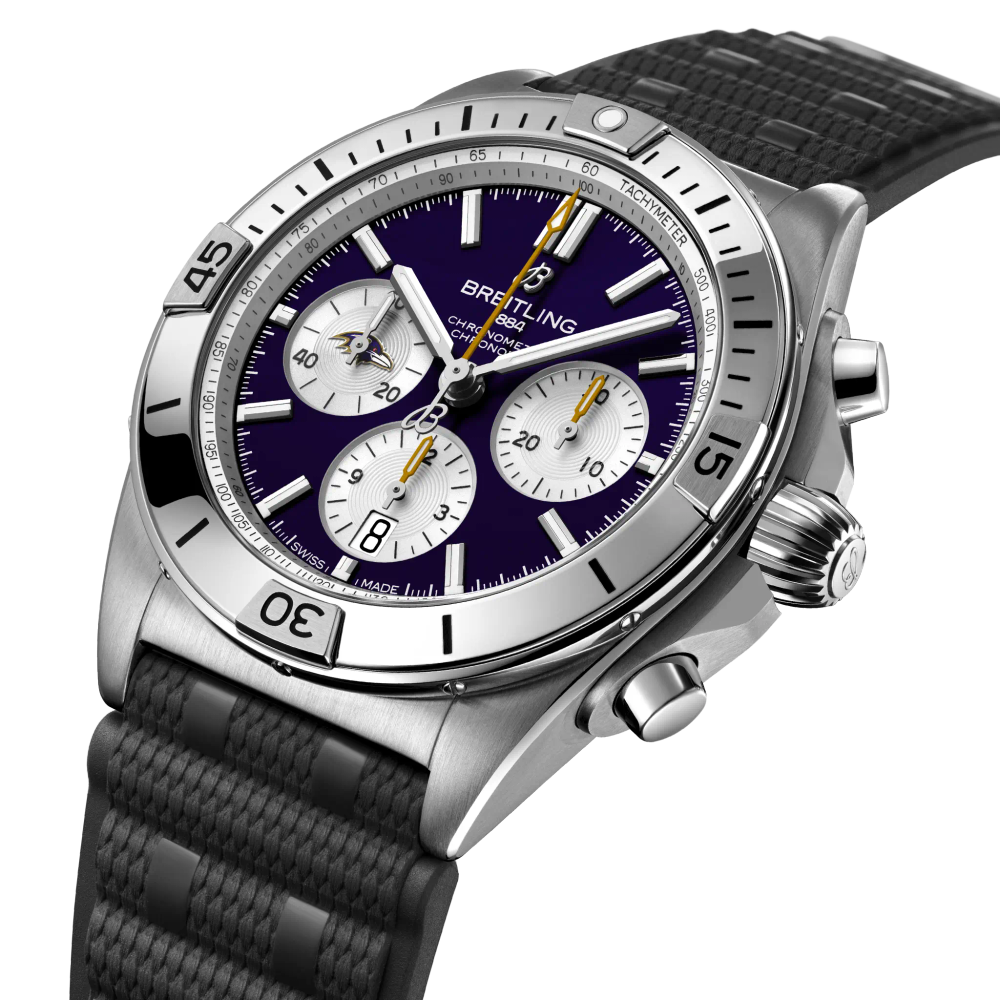 Chronomat B01 42 NFL Baltimore Ravens Edition