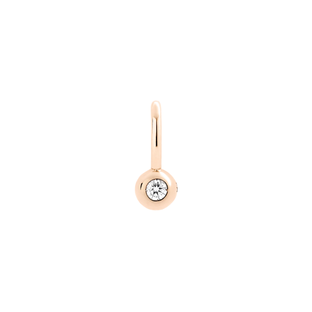 Rose Gold &amp; White Diamond Bollicine Charm
