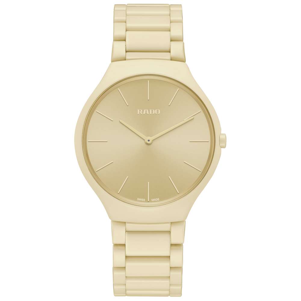 True Round Thinline Les Couleurs™ Le Corbusier Cream white 32001