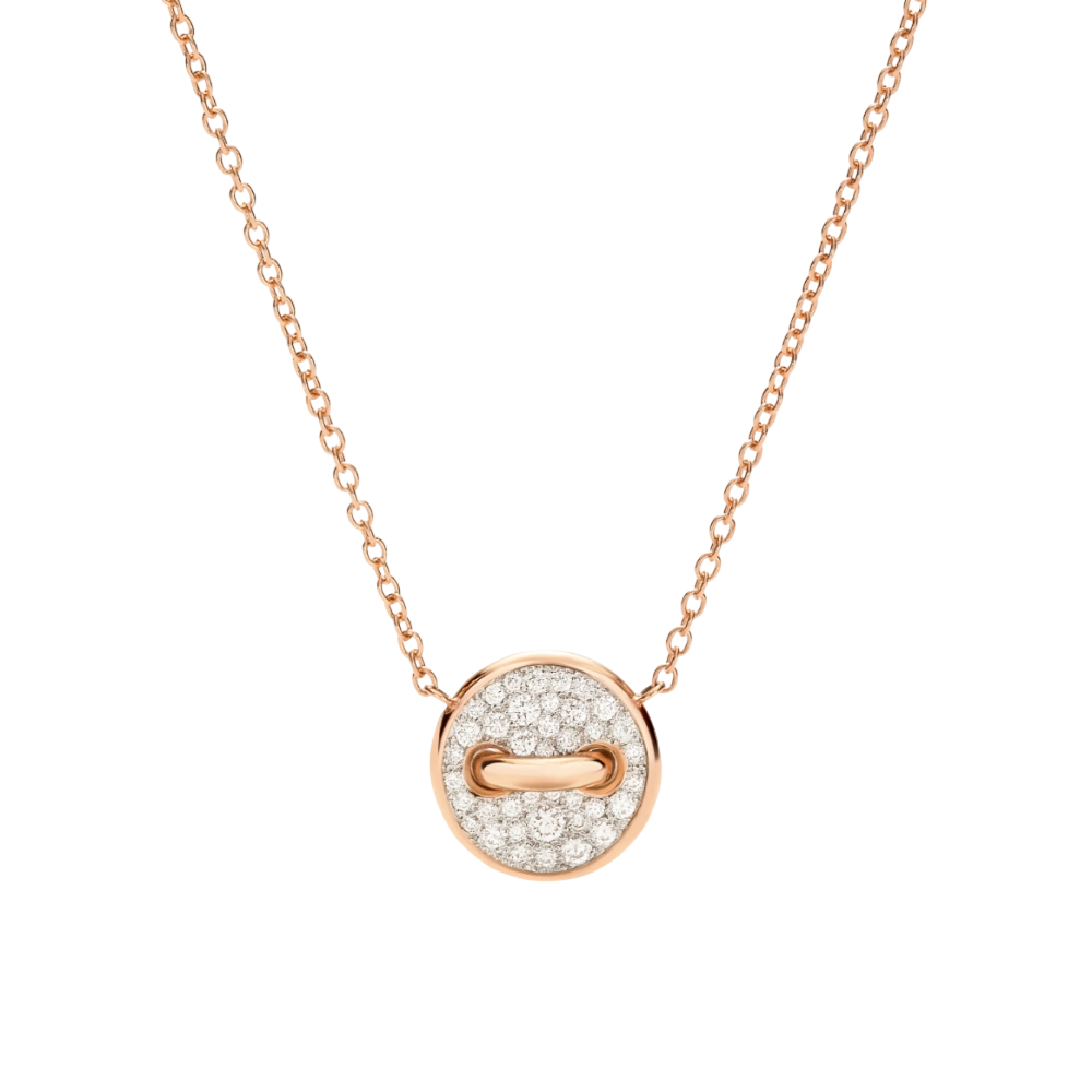 Collier Pom Pom Dot Avec Pendentif
