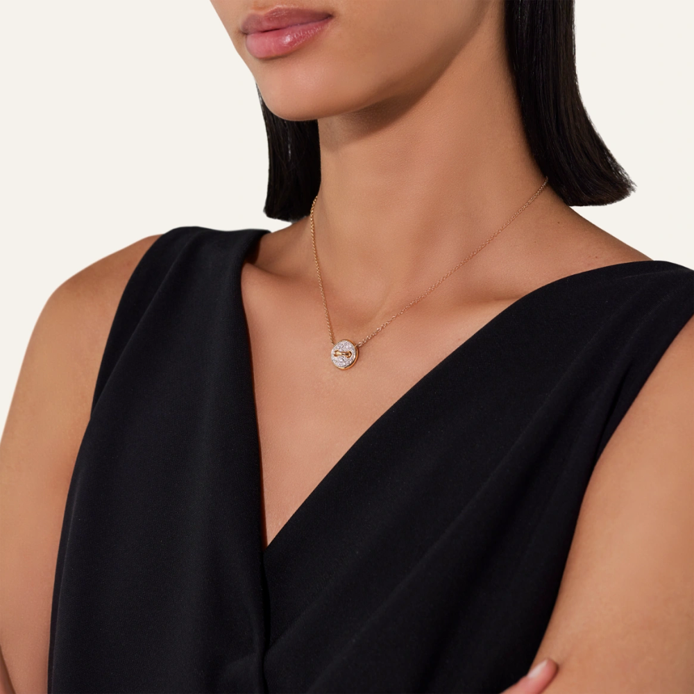 Collier Pom Pom Dot Avec Pendentif