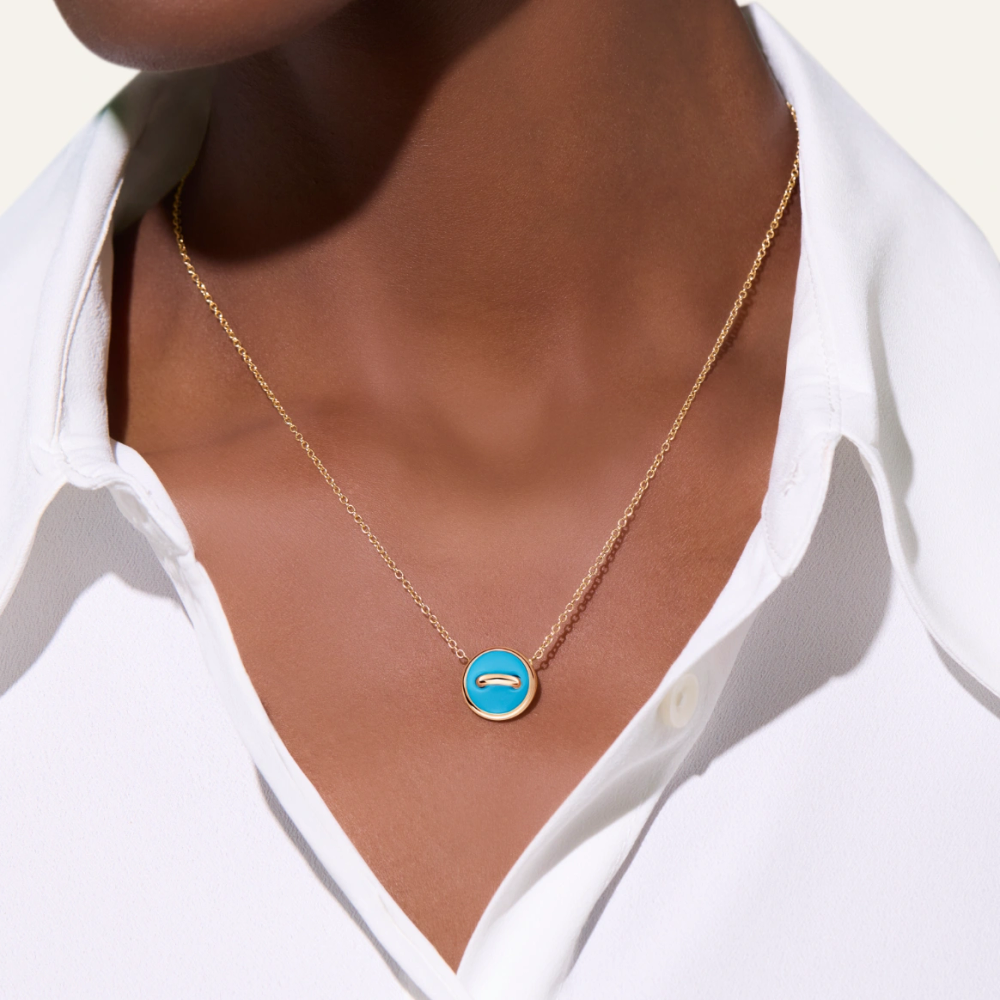 Pom Pom Dot Wendbare Halskette Mit Anhänger