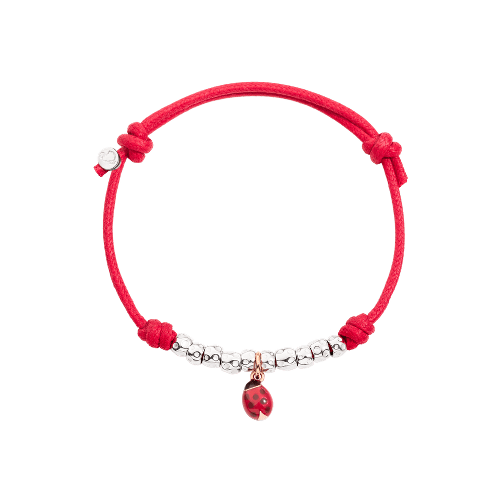DoDo Jewellery Ladybird Cord Bracelet DBB9018_PLADY_0009A