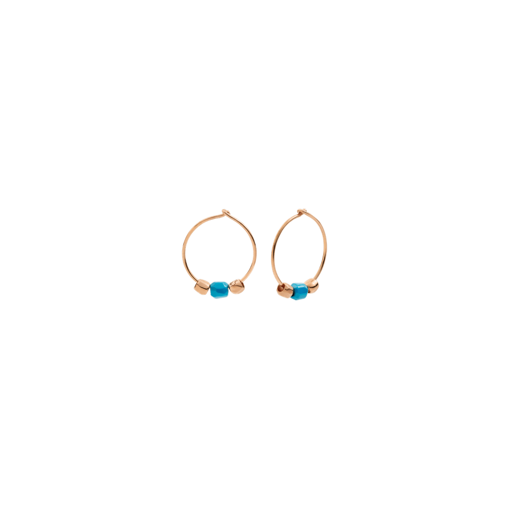 DoDo Jewellery Mini Granelli Hoop Earrings DOC1001_GRANX_CTU9R