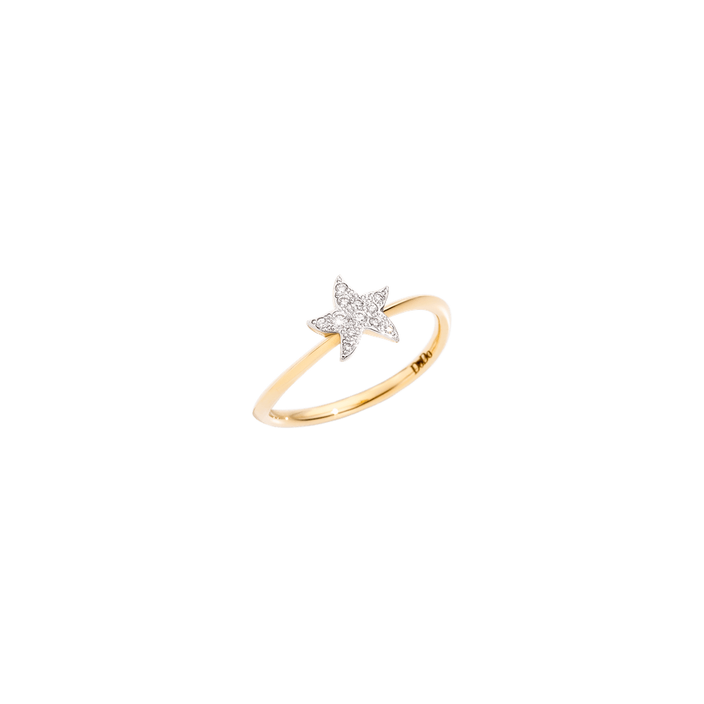DoDo Jewellery Mini Precious Star Ring DAC0012_STARX_DB0OG